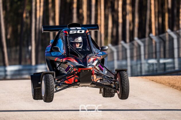 Lietuviai Baltijos &scaron;alių ralio kroso čempionate (nuotr. Rallycross.lv)