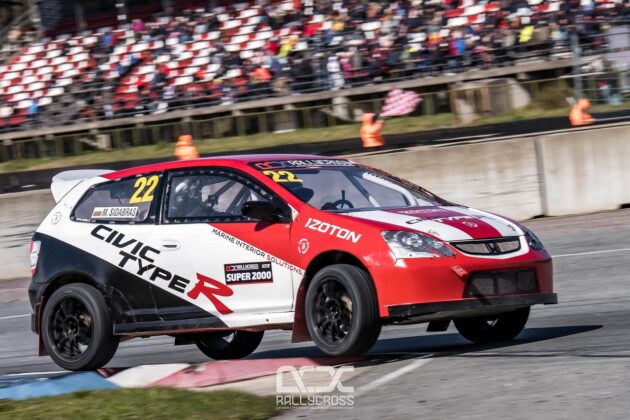 Lietuviai Baltijos &scaron;alių ralio kroso čempionate (nuotr. Rallycross.lv)