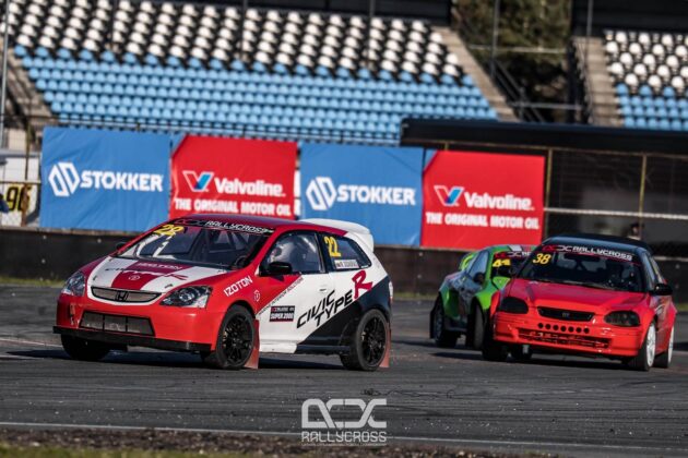 Lietuviai Baltijos &scaron;alių ralio kroso čempionate (nuotr. Rallycross.lv)