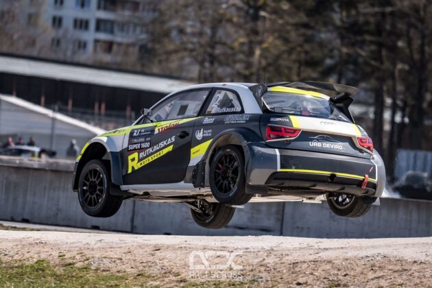 Lietuviai Baltijos &scaron;alių ralio kroso čempionate (nuotr. Rallycross.lv)