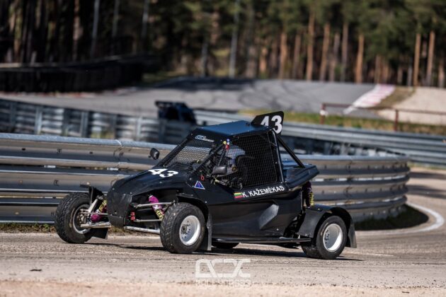 Lietuviai Baltijos &scaron;alių ralio kroso čempionate (nuotr. Rallycross.lv)