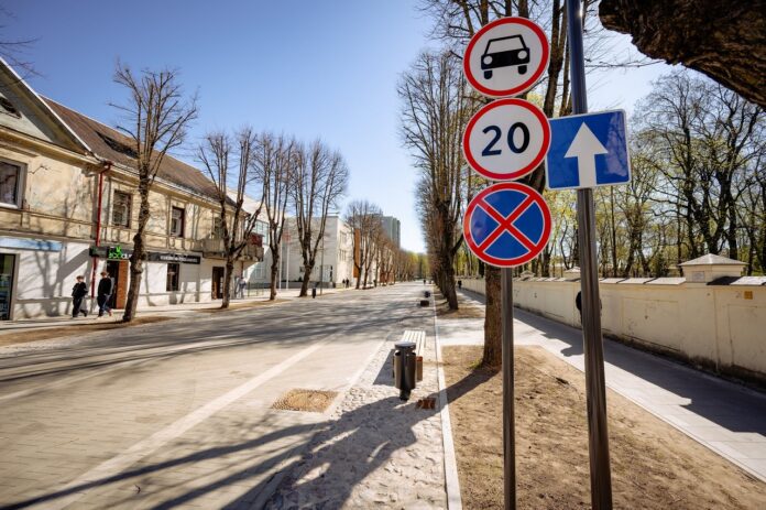 Rekonstruota Griunvaldo gatvė Rekonstruota Griunvaldo gatvė