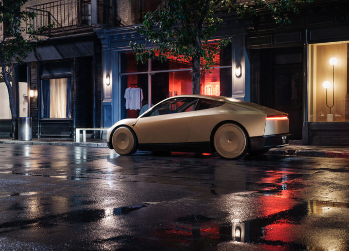 „Tesla Robotaxi“ (nuotr. gamintojo)