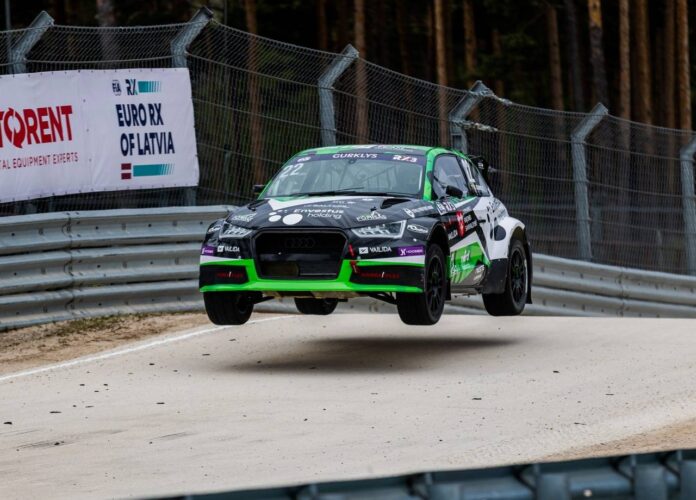 Rytis Gurklys Europos ralio kroso čempionate (nuotr. komandos)