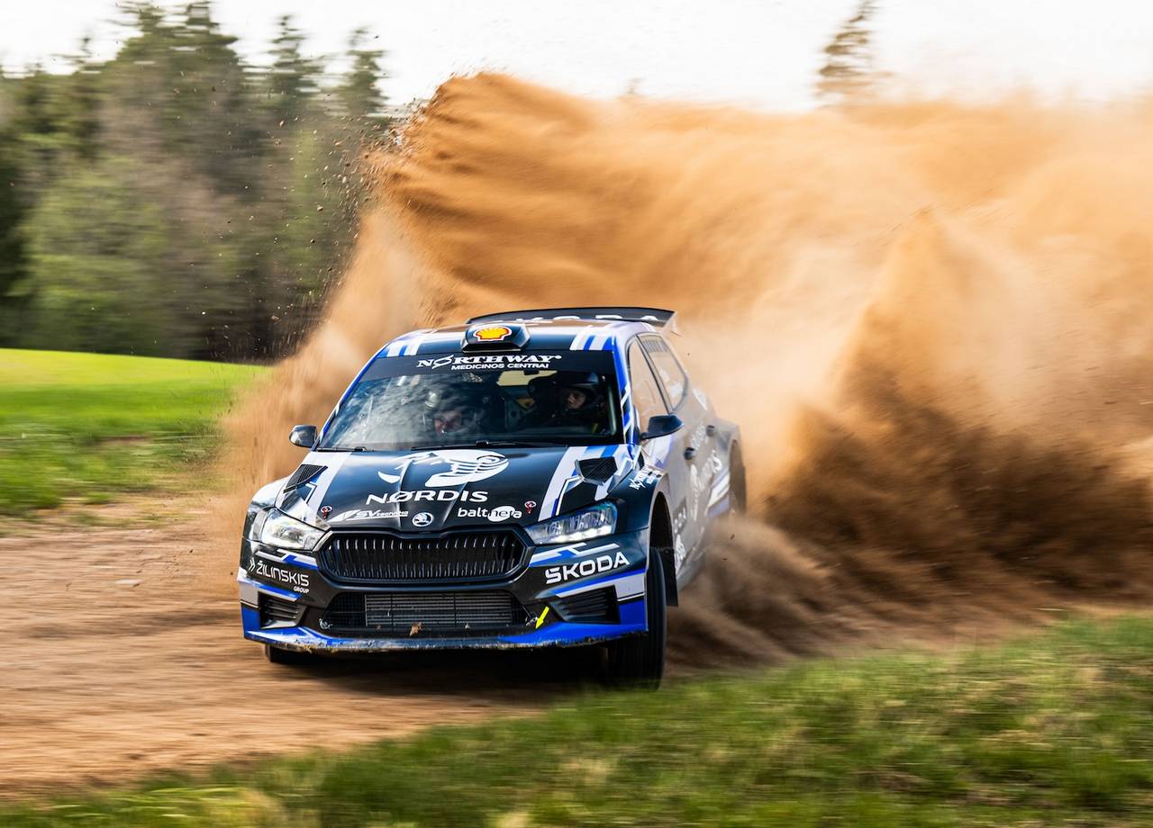 Vaidotas Žala ir Ugnius Vainevičius, „Škoda Fabia RS Rally2“