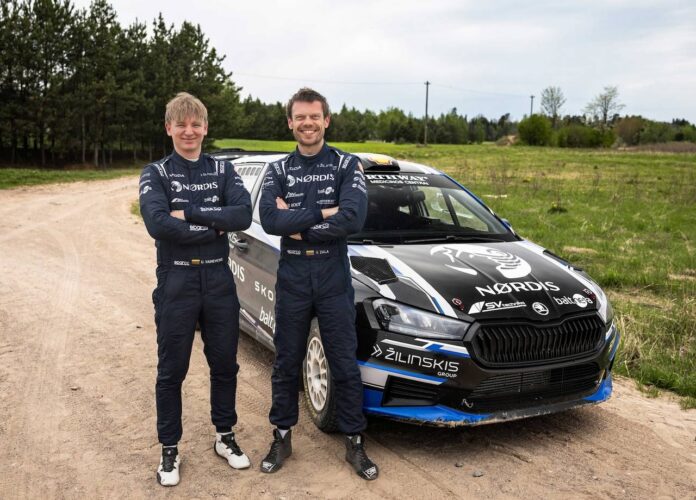Vaidotas Žala ir Ugnius Vainevičius, „Škoda Fabia RS Rally2“