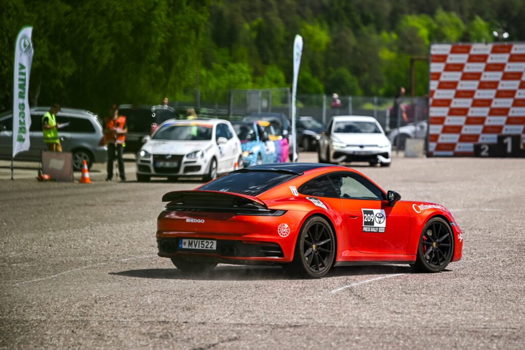 „Press Rally“ varžybų akimirka (nuotr. Vytauto Pilkausko)