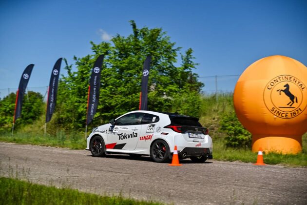 &bdquo;Toyota&ldquo; automobiliai &bdquo;Press Rally&ldquo; varžybose (nuotr. organizatorių)