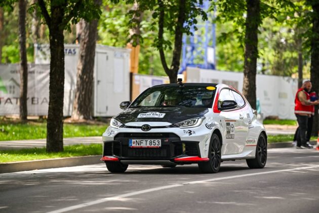 &bdquo;Toyota&ldquo; automobiliai &bdquo;Press Rally&ldquo; varžybose (nuotr. organizatorių)