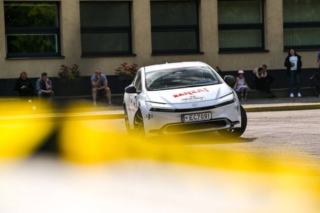 &bdquo;Toyota&ldquo; automobiliai &bdquo;Press Rally&ldquo; varžybose (nuotr. organizatorių)
