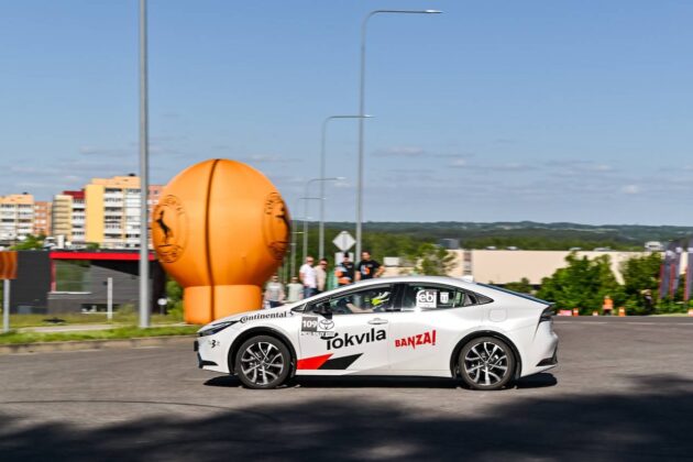 &bdquo;Toyota&ldquo; automobiliai &bdquo;Press Rally&ldquo; varžybose (nuotr. organizatorių)