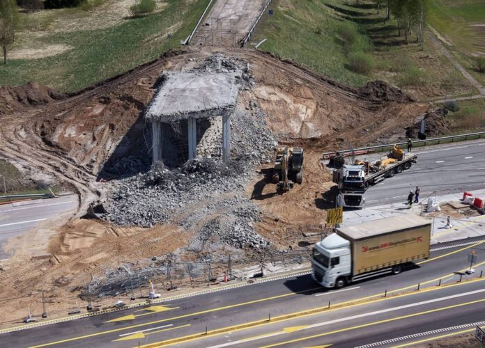 A2 kelio viaduko rekonstrukcija (nuotr. Via Lietuva)