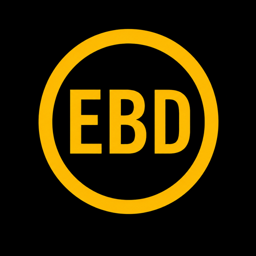 EBD stabdymo jegos paskirstymo lempute