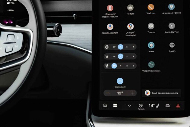 Elektrinis &bdquo;Volvo ES90&ldquo; sedanas (nuotr. Automobilistika.lt)