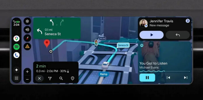 „Android Auto“ sąsaja (nuotr. gamintojo)