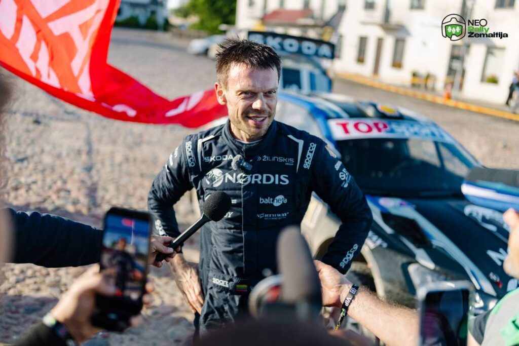 „Rally Žemaitija“ nugalėtojas Vaidotas Žala (nuotr. Andrius Laucius)
