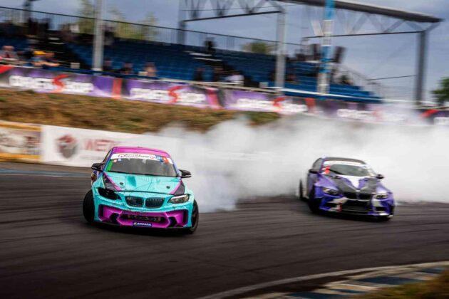 Akimirka i&scaron; &bdquo;Drift Kings&ldquo; varžybų (nuotr. organizatorių)