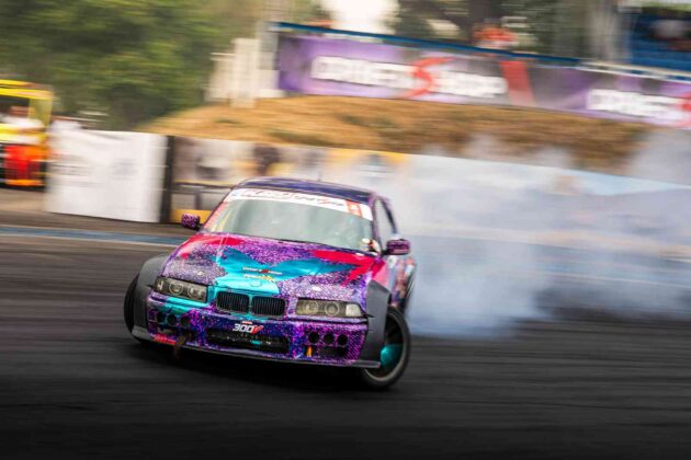Akimirka i&scaron; &bdquo;Drift Kings&ldquo; varžybų (nuotr. organizatorių)