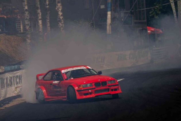 Akimirka i&scaron; &bdquo;Drift Kings&ldquo; varžybų (nuotr. organizatorių)