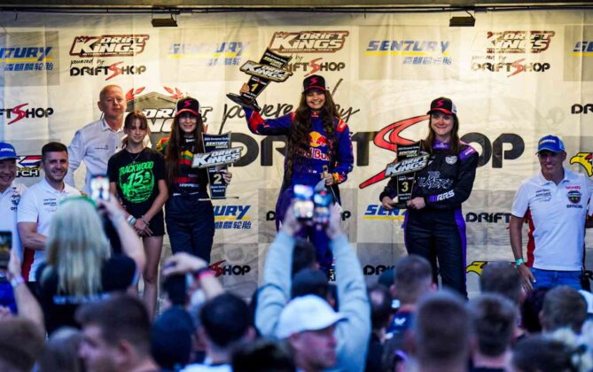 Akimirka i&scaron; &bdquo;Drift Kings&ldquo; varžybų (nuotr. organizatorių)
