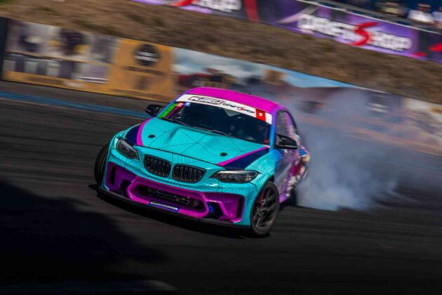 Akimirka i&scaron; &bdquo;Drift Kings&ldquo; varžybų (nuotr. organizatorių)
