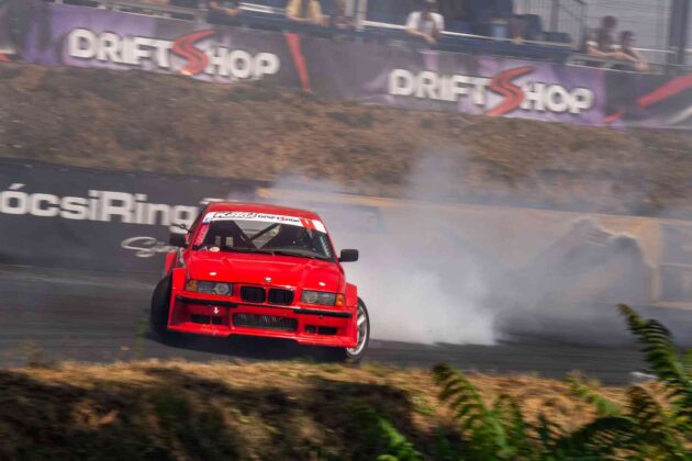 Akimirka i&scaron; &bdquo;Drift Kings&ldquo; varžybų (nuotr. organizatorių)
