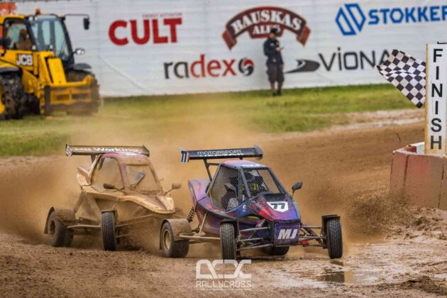 Latvijos ir Lietuvos ralio kroso čempionato etapas (nuotr. Rallycross.lv)