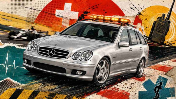 Ne dėl pergalių, o dėl gyvybių kuo išsiskyrė „Formulėje 1“ naudotas „Mercedes-Benz“ universalas