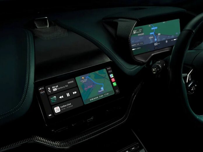 „Apple CarPlay“ sistema (nuotr gamintojo)