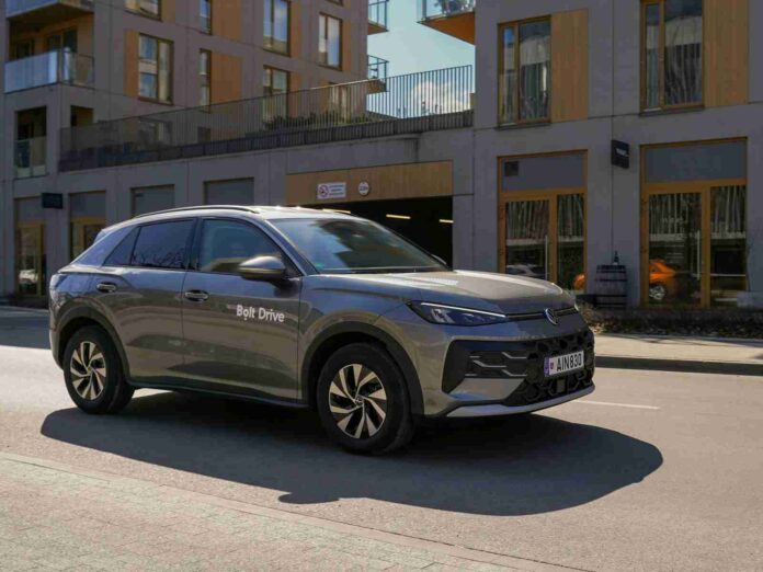 „Bolt Drive“ automobilis „Volkswagen T-Roc“ (nuotr. asm. archyvo)