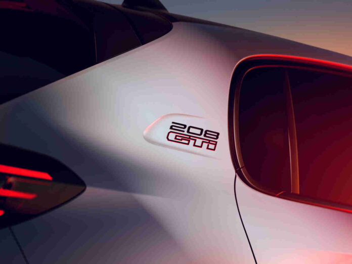 „Peugeot e-208 GTi“ (nuotr. gamintojo)