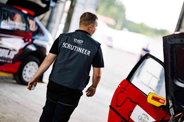 &bdquo;Roki&scaron;kio Grand Rally&ldquo; techninė komisija (nuotr. Andrius Laucius)