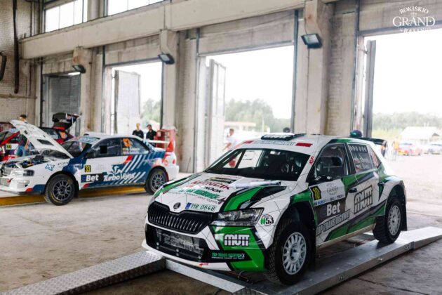 &bdquo;Roki&scaron;kio Grand Rally&ldquo; techninė komisija (nuotr. Andrius Laucius)
