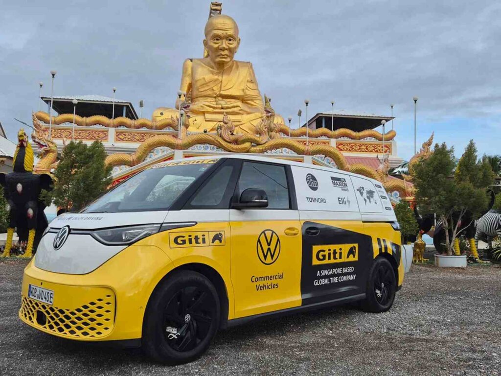 Kelionės aplink pasaulį su „Volkswagen ID. Buzz“ akimirka (nuotr. organizatorių)
