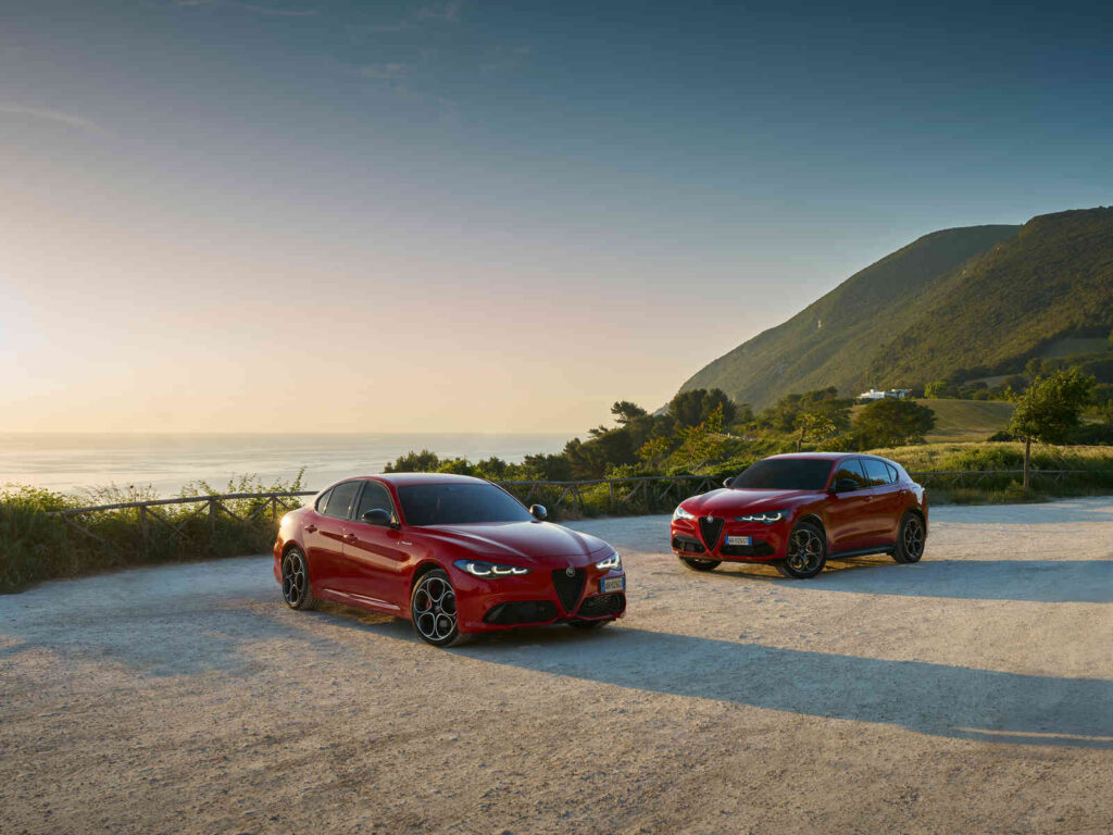 „Alfa Romeo Giulia“ ir „Alfa Romeo Stelvio“ (nuotr. gamintojo)