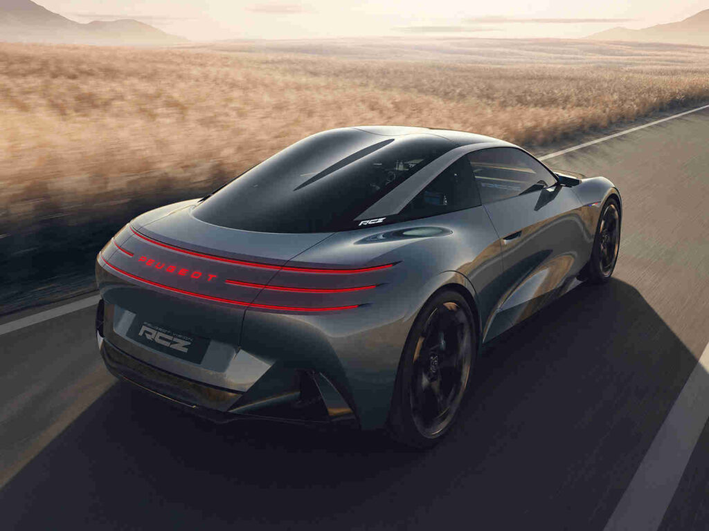 „Peugeot Vision RCZ“ koncepcija (nuotr. gamintojo)